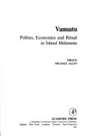 Cover of Vanuatu