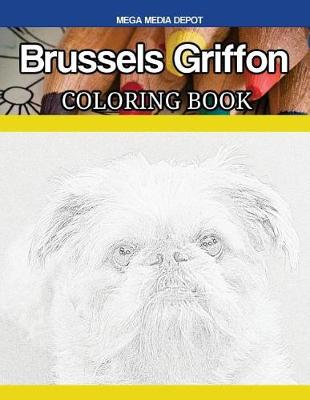 Book cover for Brussels Griffon Coloring Book