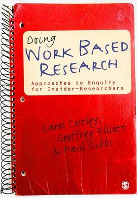 Book cover for Doing Work Based Research