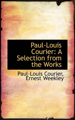 Book cover for Paul-Louis Courier