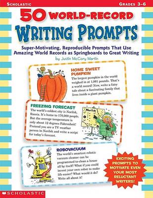 Book cover for 50 World-Record Writing Prompts