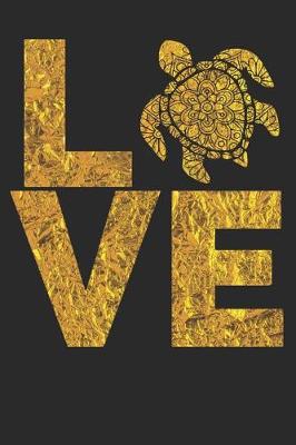 Book cover for Love Sea Turtles Notebook