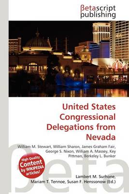 Cover of United States Congressional Delegations from Nevada
