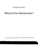 Book cover for What is Post Modernism, 2nd Ed.