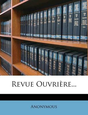 Book cover for Revue Ouvriere...