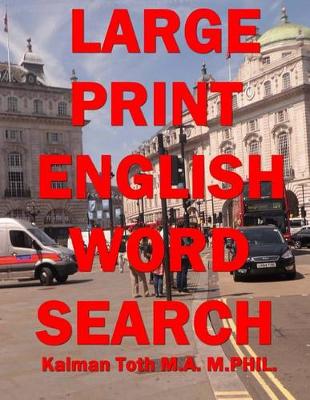 Book cover for Large Print English Word Search