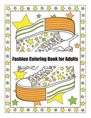 Book cover for Fanciful Fashions Coloring Book for Adults