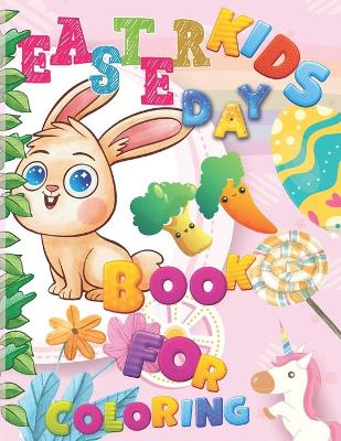 Book cover for Easter Day Coloring Book for Kids