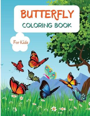 Book cover for Butterfly Coloring Book