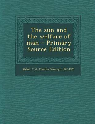 Book cover for The Sun and the Welfare of Man