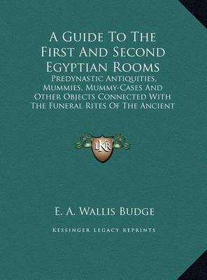 Book cover for A Guide to the First and Second Egyptian Rooms