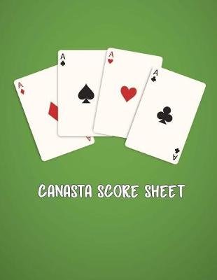 Book cover for Canasta Score Sheet