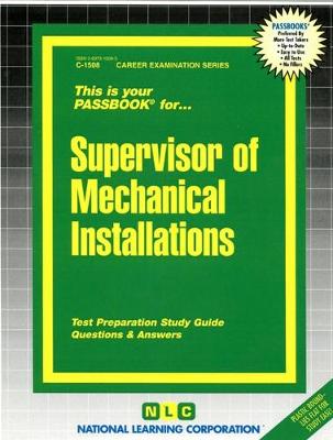 Book cover for Supervisor of Mechanical Installations