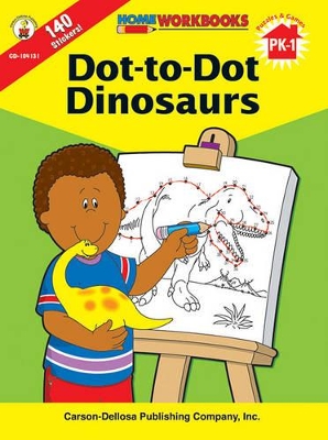 Book cover for Dot-To-Dot Dinosaurs, Grades Pk - 1