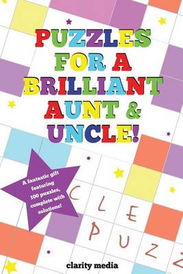 Book cover for Puzzles For a Brilliant Aunt & Uncle