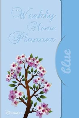 Book cover for Weekly Menu Planner (blue)
