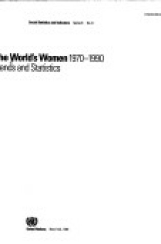 Cover of The World's Women, 1970-90