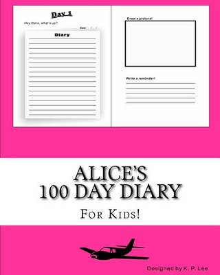 Book cover for Alice's 100 Day Diary