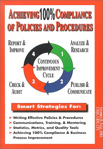 Book cover for Achieving 100% Compilance of Policies and Procedures