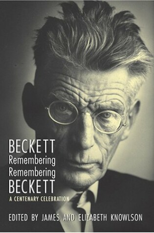 Cover of Beckett Remembering/Remembering Beckett