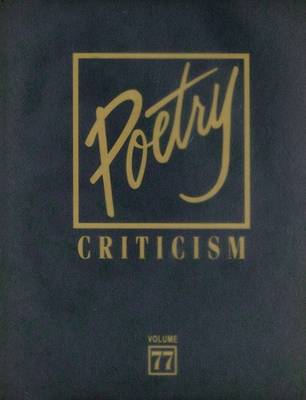 Cover of Poetry Criticism