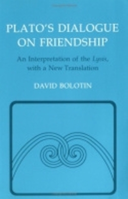 Book cover for Plato's Dialogue on Friendship