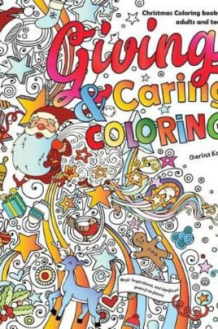 Cover of Christmas Coloring Books for Adults and Teens