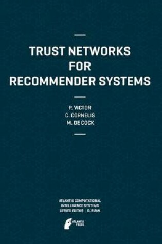 Cover of Trust Networks for Recommender Systems