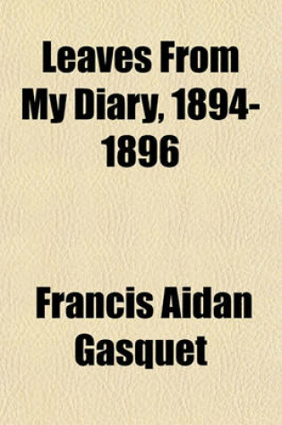 Cover of Leaves from My Diary, 1894-1896