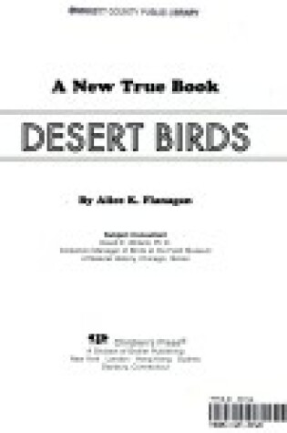 Cover of Desert Birds