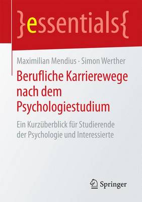 Cover of Berufliche Karrierewege nach dem Psychologiestudium