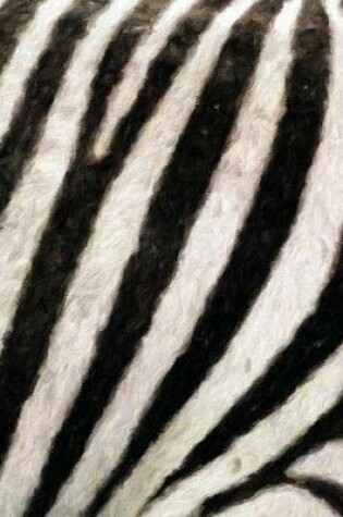 Cover of Zebra Texture Painted Notebook