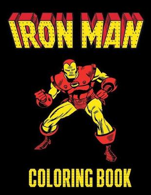 Book cover for Iron Man Coloring Book