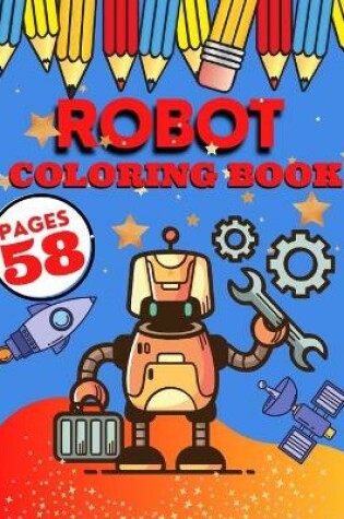 Cover of Robot Coloring Book