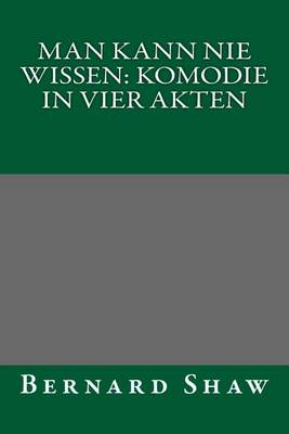 Book cover for Man Kann Nie Wissen