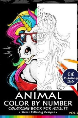 Cover of Animals Color by Numbers for Adults Vol.2