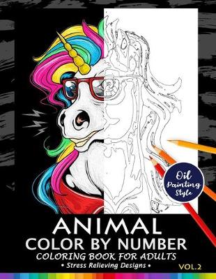 Cover of Animals Color by Numbers for Adults Vol.2