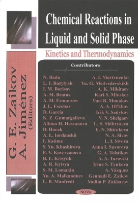 Book cover for Chemical Reactions In Liquid & Solid Phase