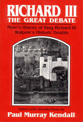 Book cover for RICHARD THE THIRD GRT DEBATE PA