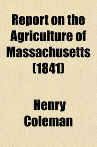 Cover of Report on the Agriculture of Massachusetts (1841)