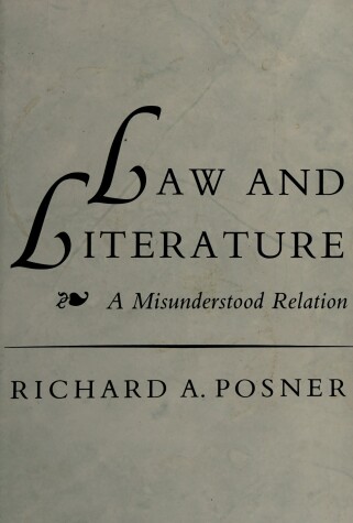 Book cover for Law and Literature