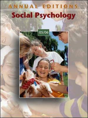 Book cover for Social Psychology 2005-2006