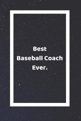 Book cover for Best Baseball Coach Ever