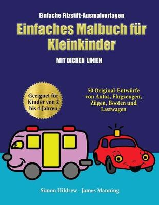 Cover of Einfache Filzstift-Ausmalvorlagen