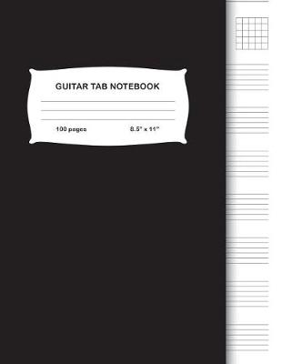 Book cover for Guitar Tab Notebook