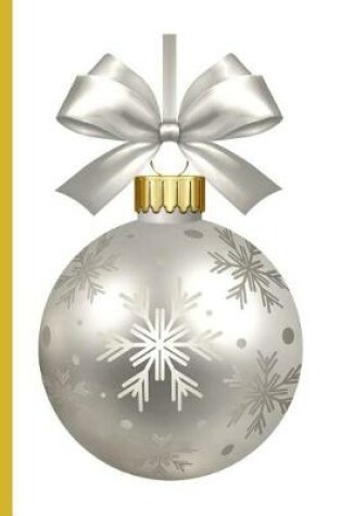 Cover of Christmas 3 Single Hanging Silver and White Ornament with Bow