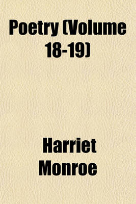 Book cover for Poetry (Volume 18-19)