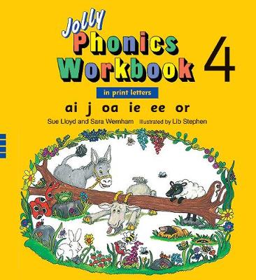 Book cover for Jolly Phonics Workbook 4