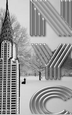 Book cover for central park Chrysler building New York City Sir Michael Huhn Artist Drawing Journal