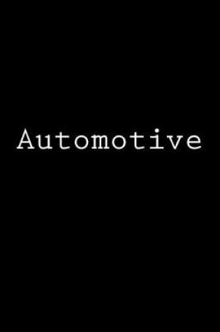 Cover of Automotive